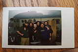 a Poloroid image of me and the guys